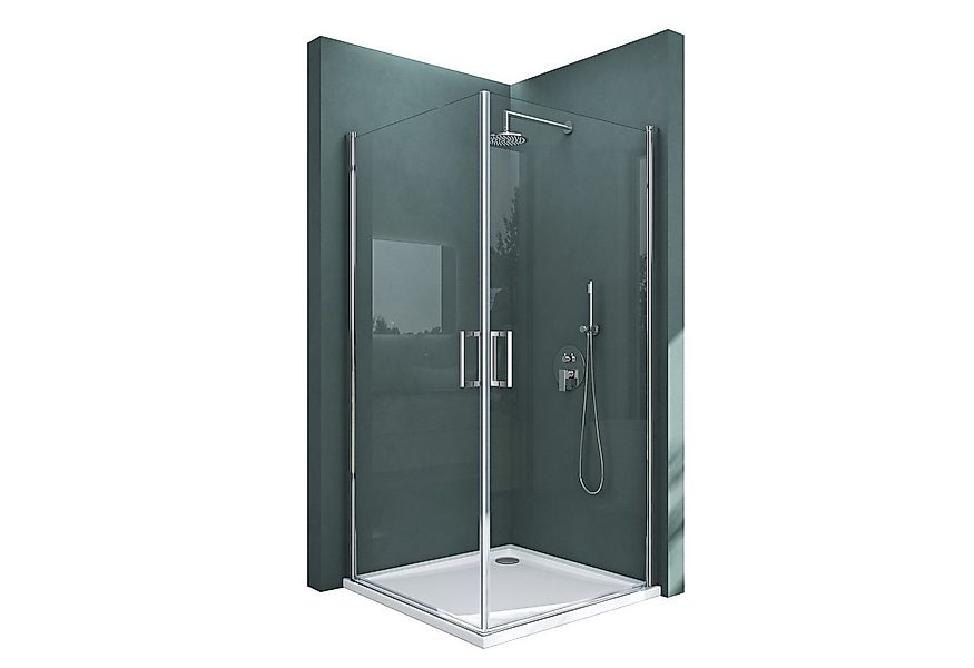 Mai & Mai Eckdusche Duschkabine Pendeltür Hebe-/Senk-System H:195cm ESG NAN günstig online kaufen