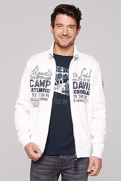 CAMP DAVID Sweatjacke mit Stehkragen günstig online kaufen