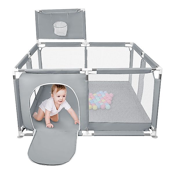JEOBEST Laufstall Laufstall Baby 126x66cm Laufgitter günstig online kaufen