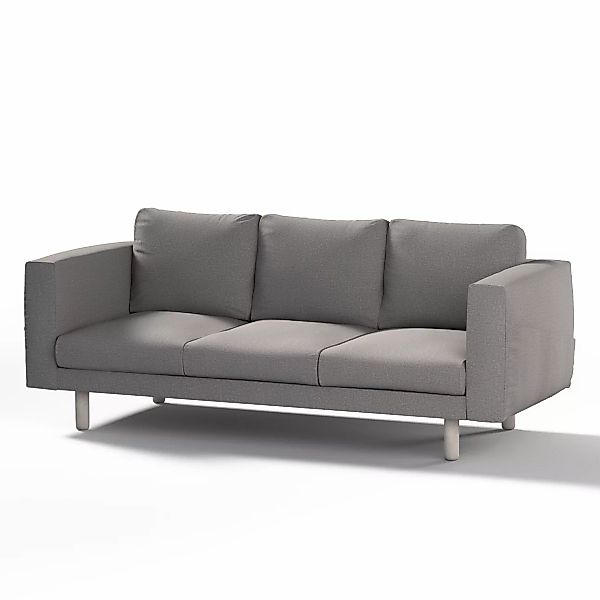 Bezug für Norsborg 3-Sitzer Sofa, grau, Norsborg 3-Sitzer Sofabezug, Edinbu günstig online kaufen