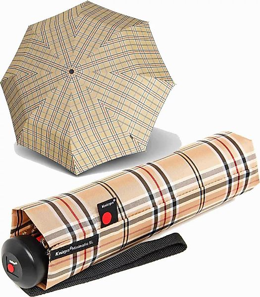 Knirps® Taschenregenschirm stabiler Herrenschirm mit Auf-Automatik, günstig online kaufen