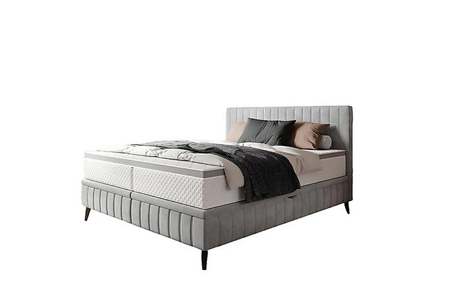 Xlmoebel Bett Luxus Boxspringbett in klassischem Stil mit Holzrahmen für Do günstig online kaufen