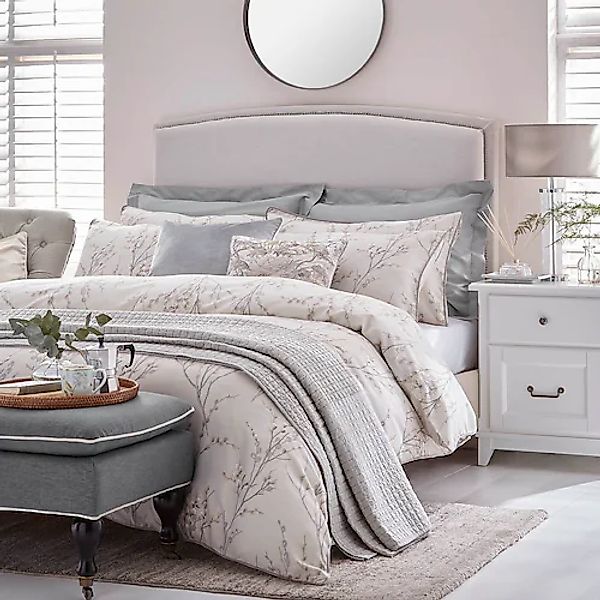 LAURA ASHLEY Bettwäsche »Baumwoll Satin, Mit floralem Munster, 3teilig, ink günstig online kaufen