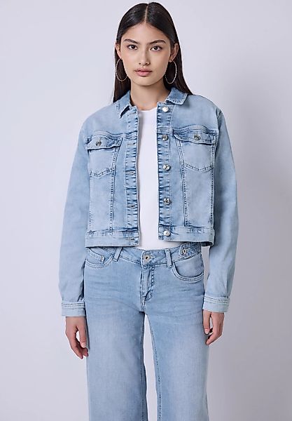 STREET ONE STUDIO Jeansjacke, ohne Kapuze, mit Brusttasche günstig online kaufen