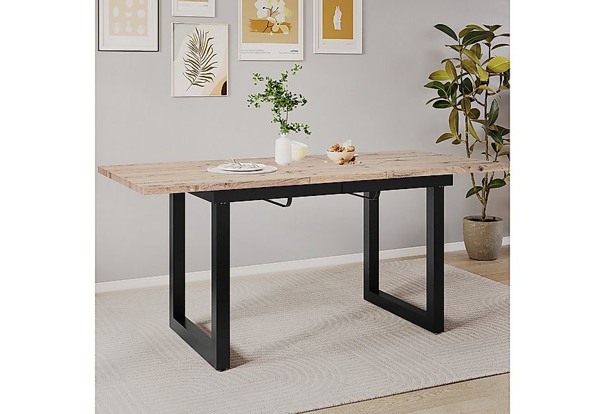 Flieks Esstisch (1-St), ausziehbar 140-180cm Tischplatte Küchentisch rechte günstig online kaufen