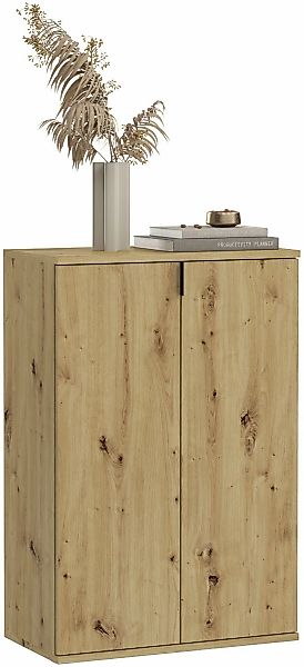 Home affaire Schuhkommode "Trondheim, Breite 61 cm, 2 Türen, 5 Einlegeböden günstig online kaufen