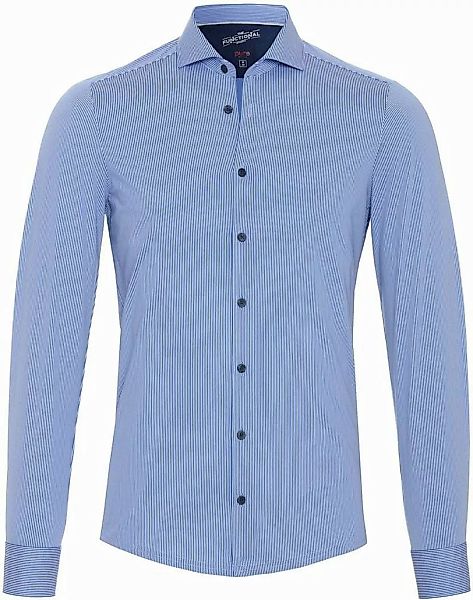 Pure Functional Shirt Streifen Navy - Größe 40 günstig online kaufen