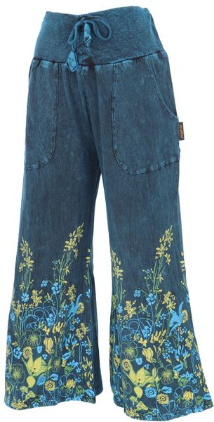 Guru-Shop Relaxhose Palazzohose, Boho Baumwollhose, Hosenrock günstig online kaufen