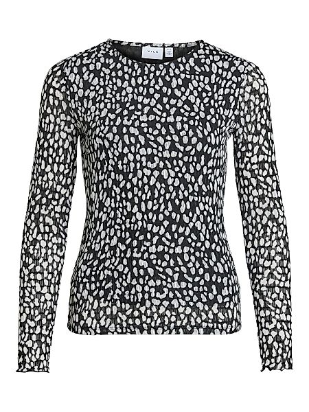 Vila T-Shirt Langarm Shirt mit Körperbetonter günstig online kaufen