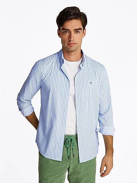 Tommy Hilfiger Langarmhemd PERFORMANCE STRIPE RF günstig online kaufen