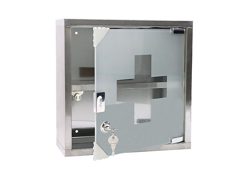 FIVMEN Medizinschrank Abschließbar Edelstahl Apothekerschrank Medikamentens günstig online kaufen