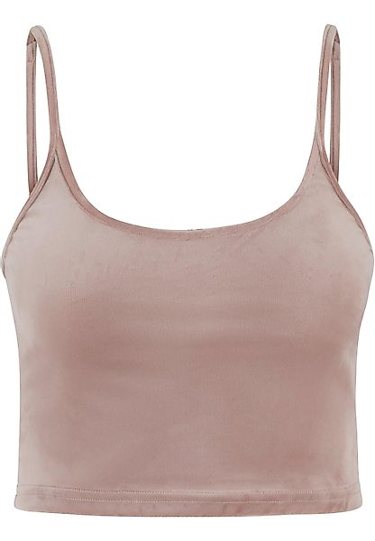 URBAN CLASSICS Muskelshirt "Urban Classics Ladies Short Velvet Top", (1 tlg günstig online kaufen