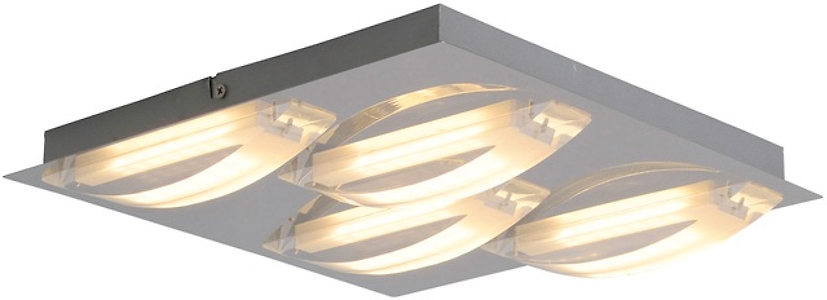 näve LED Deckenleuchte »Chur«, 4 flammig, Leuchtmittel LED-Modul   LED wech günstig online kaufen