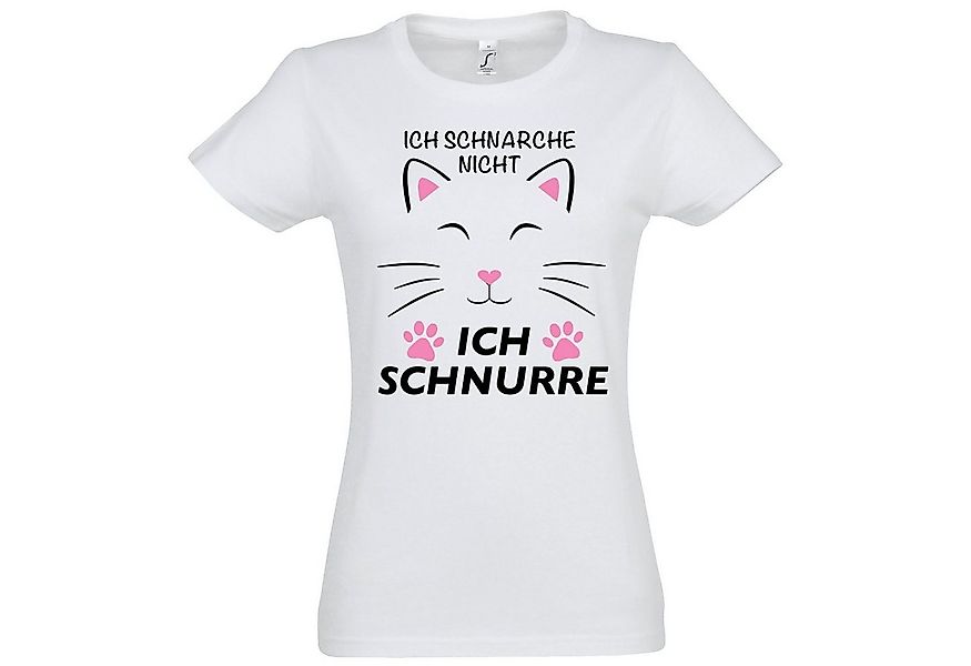 Youth Designz Print-Shirt Schnarchen Schnurren Katze Damen T-Shirt mit lust günstig online kaufen