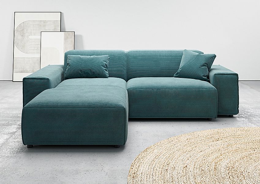 andas Ecksofa "Glimminge L-Form auch in Breitcord, Feincord + Easy care-Bez günstig online kaufen
