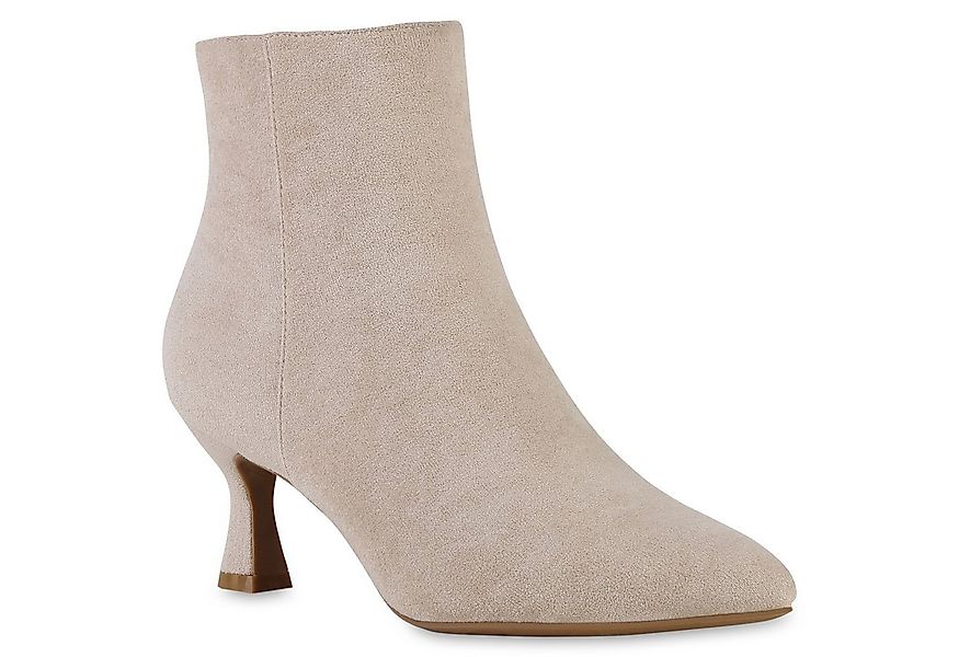 VAN HILL 840599 Stiefelette Damen Klassische Stiefeletten Stiletto Spitze B günstig online kaufen