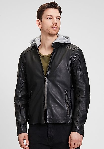 Mauritius Lederjacke "Rylo LAKEV", mit Kapuze, mit Kapuze, Reißverschluss, günstig online kaufen