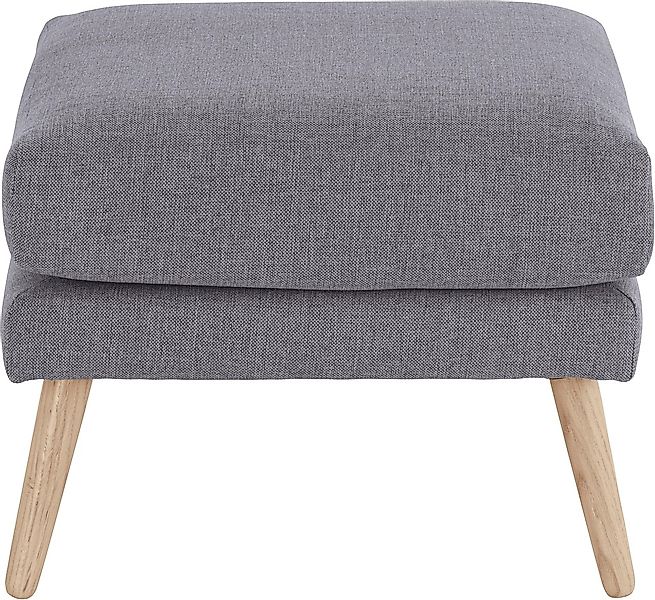 andas Hocker "Bille", mit Eiche-Beinen, Design by Morten Georgsen günstig online kaufen