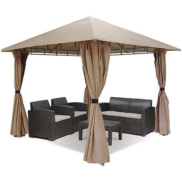 Sekey Pavillon Gartenpavillon 300x300 cm Partyzelt günstig online kaufen