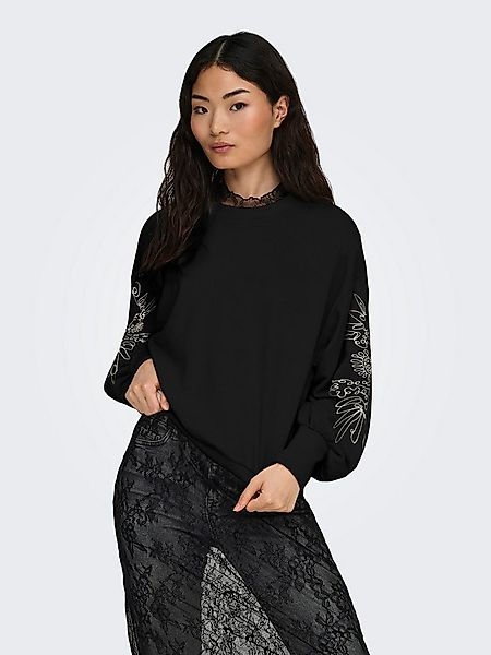 ONLY Sweatshirt ONLBROOKE L/S O-NECK DETAIL SWT NOOS günstig online kaufen
