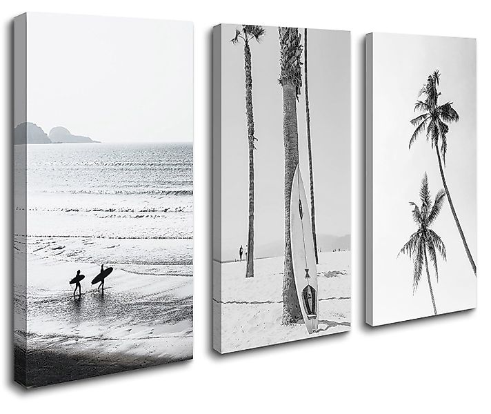 Visario Leinwandbild 3-teiliges Wandbild von Visario, günstig online kaufen