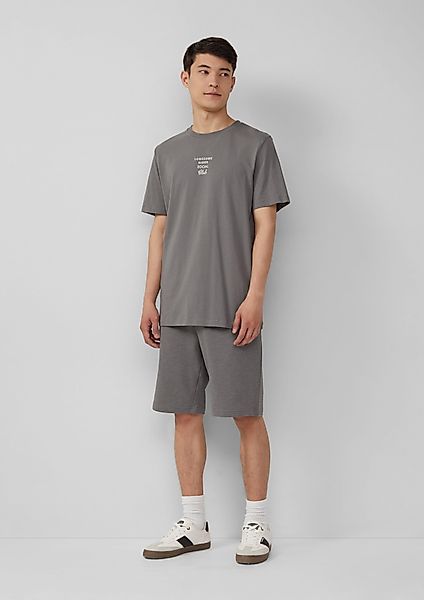 s.Oliver Bermudas Detroit: Sweat-Bermuda mit Flammgarnstruktur günstig online kaufen