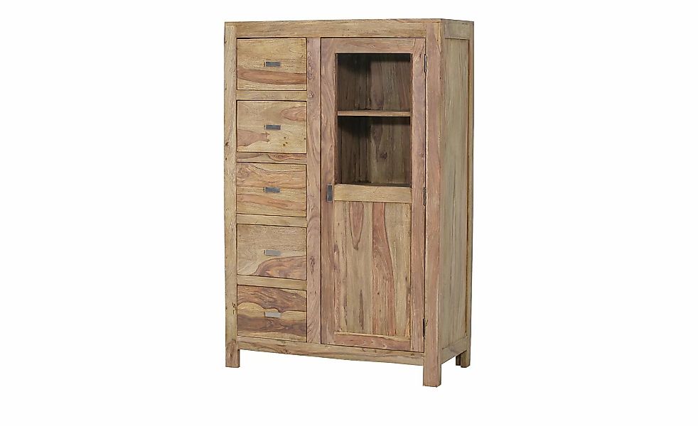 Woodford Vitrine  Palu ¦ holzfarben ¦ Maße (cm): B: 95 H: 147 T: 45.0 Schrä günstig online kaufen