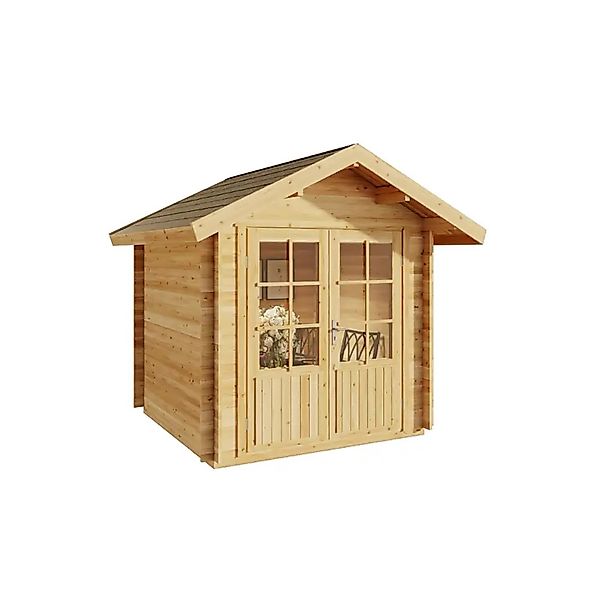 Alpholz Gartenhaus Palma 261x261cm Naturbelassen günstig online kaufen
