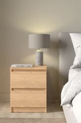INOSIGN Nachttisch "Naia" Eleganter Nachttisch mit 2 Schubladen günstig online kaufen
