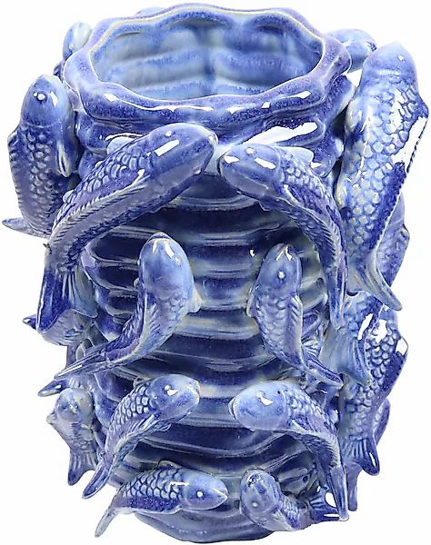 AM Design Dekovase »Keramik, mit Fischmotiven in Blau«, maritimes Design fü günstig online kaufen