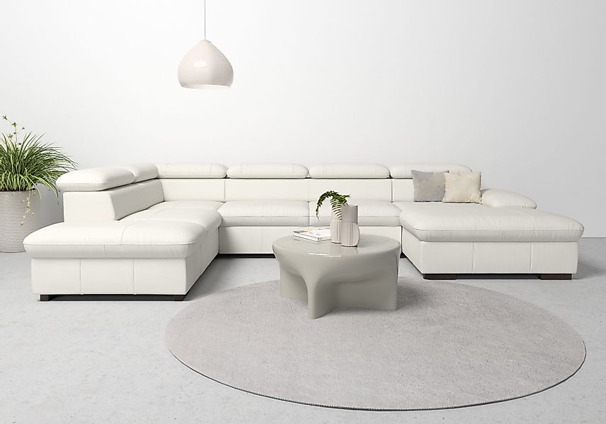 Home affaire Wohnlandschaft Alberto U-Form, mit günstig online kaufen