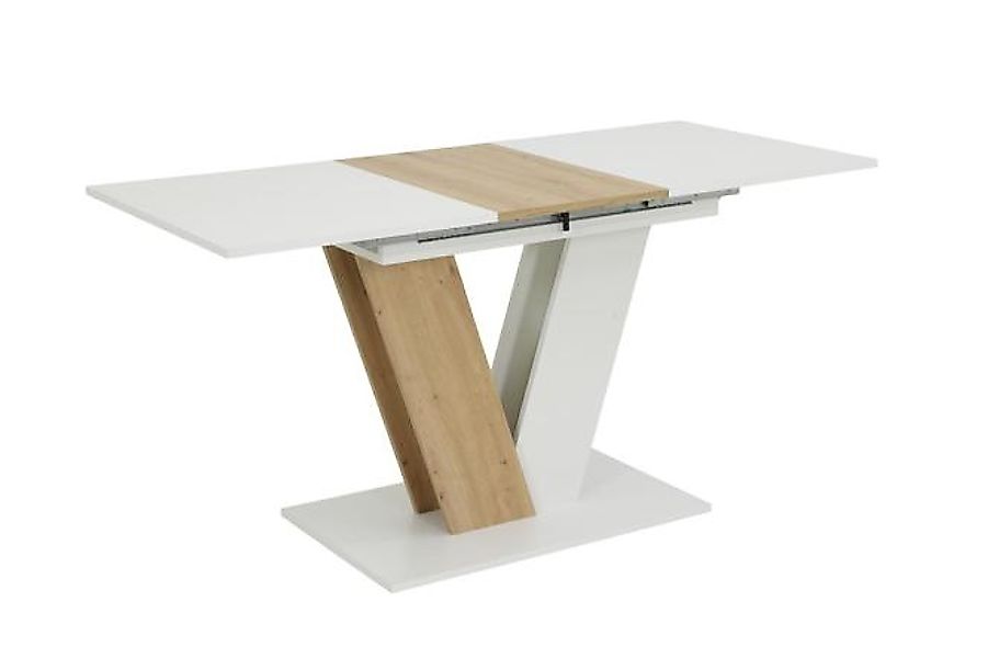 HELA Säulen-Esstisch "SIENA" 1 Stk. tlg. Einlegeplatte,Synchronauszug,ABS-K günstig online kaufen