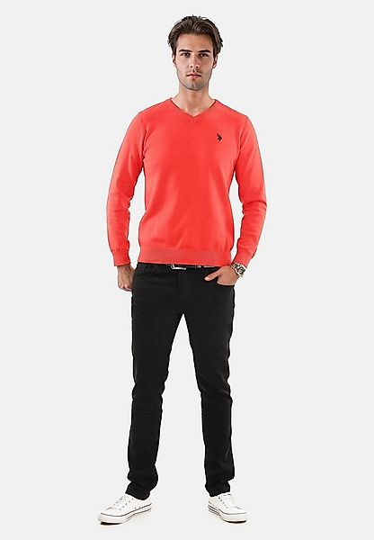 U.S. Polo Assn. V-Ausschnitt-Pullover Pullover USPhil – Herren V-Neck Class günstig online kaufen
