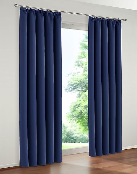 my home Verdunkelungsvorhang Solana, Kräuselband (2 günstig online kaufen