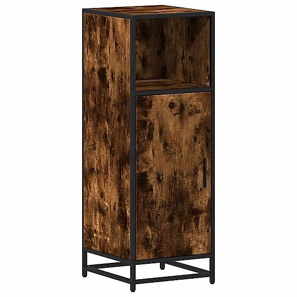 vidaXL Badezimmer-Set Badschrank Räuchereiche 35x37,5x100 cm günstig online kaufen