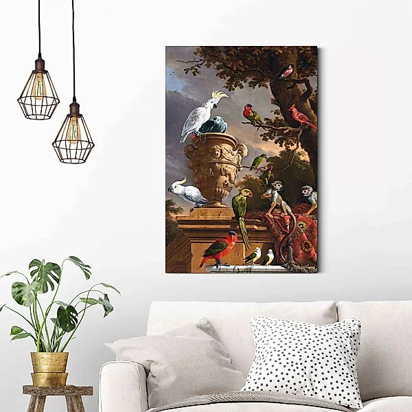 Reinders! Wandbild »Wandbild De Menagerie Melchior d'Hondecoeter - Reichsmu günstig online kaufen