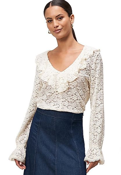 Zero Blusentop Damen Boho-Bluse aus Spitze günstig online kaufen