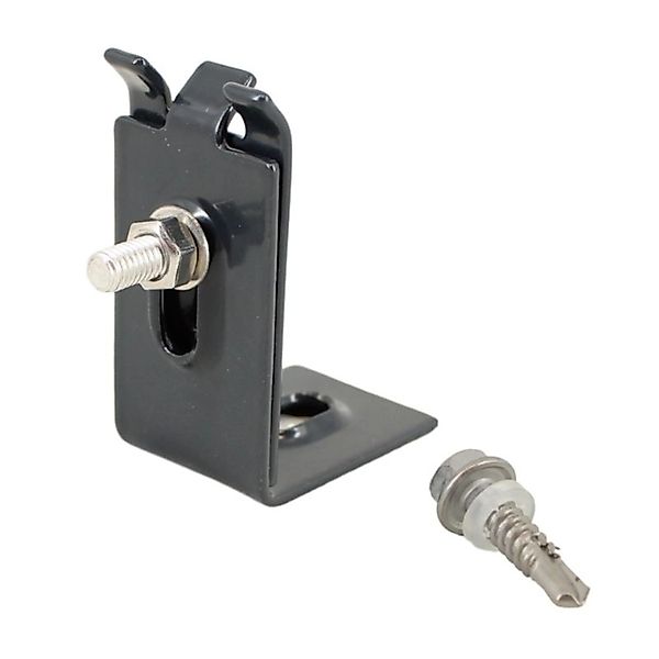 Galaflor Wandhalter für Doppelstabmatten 60x40mm Anthrazit günstig online kaufen