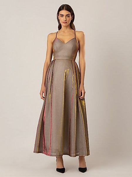 Apart Abendkleid aus einer metallic gold-pink günstig online kaufen