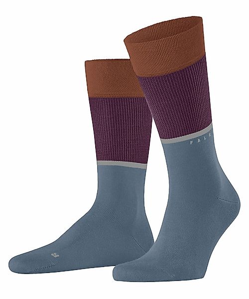 FALKE Unlimited Socken, 42-43, Blau, Mehrfarbig, Baumwolle (Bio), 12485-623 günstig online kaufen