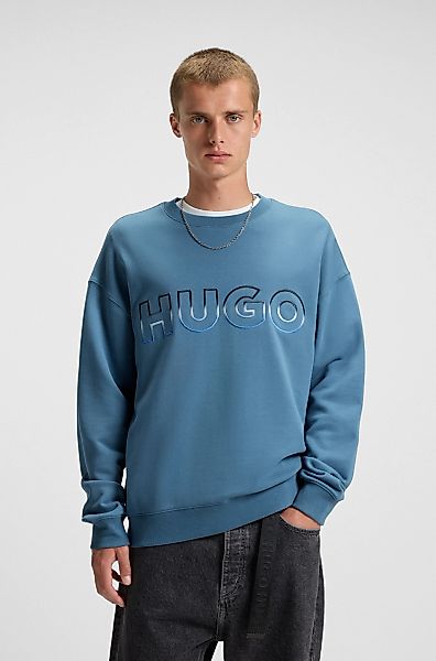 HUGO Blue Sweatshirt "Nogocrew", Rundhalsausschnitt, regular fit, Logodruck günstig online kaufen