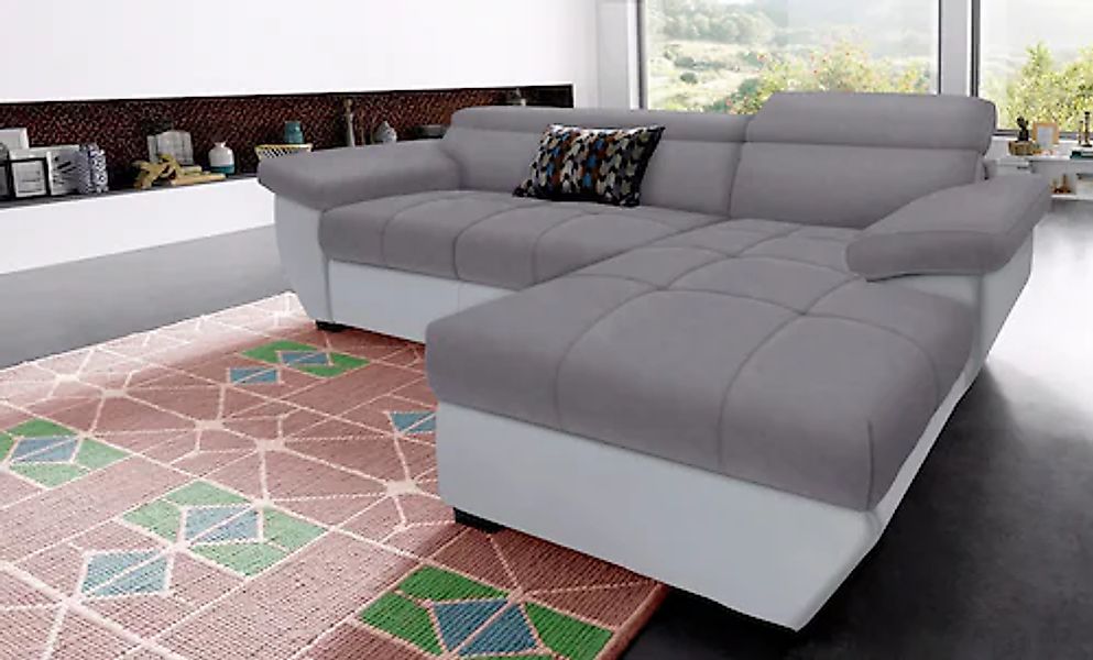 COTTA Ecksofa »Speedway L-Form« mit Kopfteilverstellung, wahlweise mit Bett günstig online kaufen