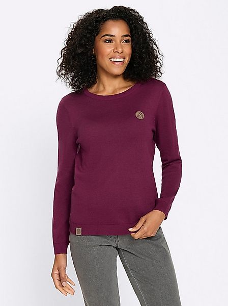 Sieh an! Strickpullover Langarm-Pullover Langarm Jersey günstig online kaufen