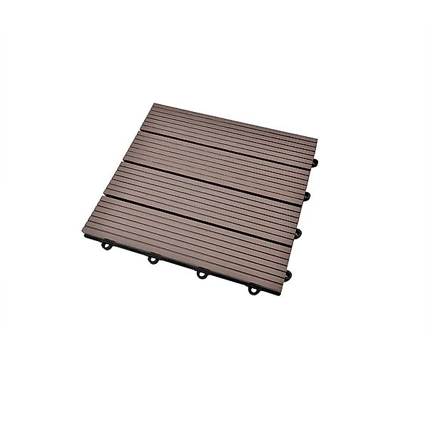 euroharry WPC-Fliesen 11St. 30x30 cm WPC günstig online kaufen