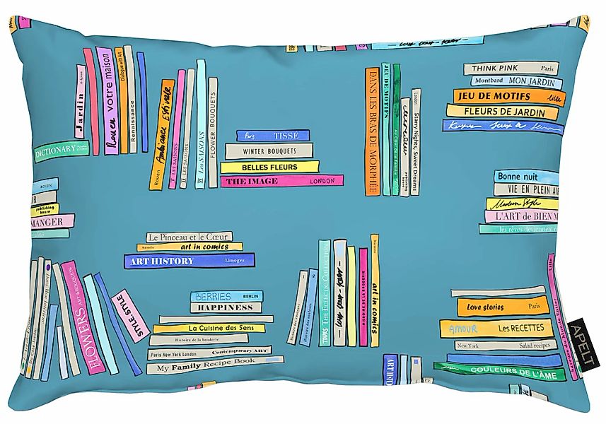 APELT Kissenhülle "Carta" gezeichnete Buchmotive günstig online kaufen