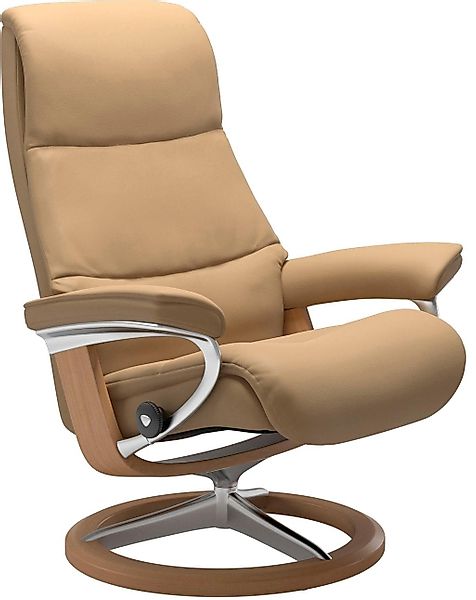 Stressless Relaxsessel "View" Set, Relaxsessel mit Hocker, mit Signature Ba günstig online kaufen