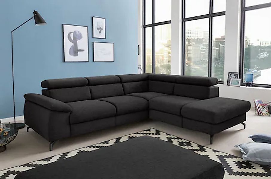 COTTA Polstergarnitur »Komaris L-Form«, (Set), Set bestehend aus: Ecksofa m günstig online kaufen