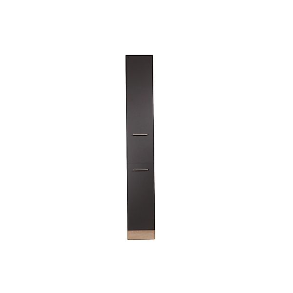 Respekta Apothekerschrank Merle mit 2 Frontauszügen 30 cm Grau günstig online kaufen