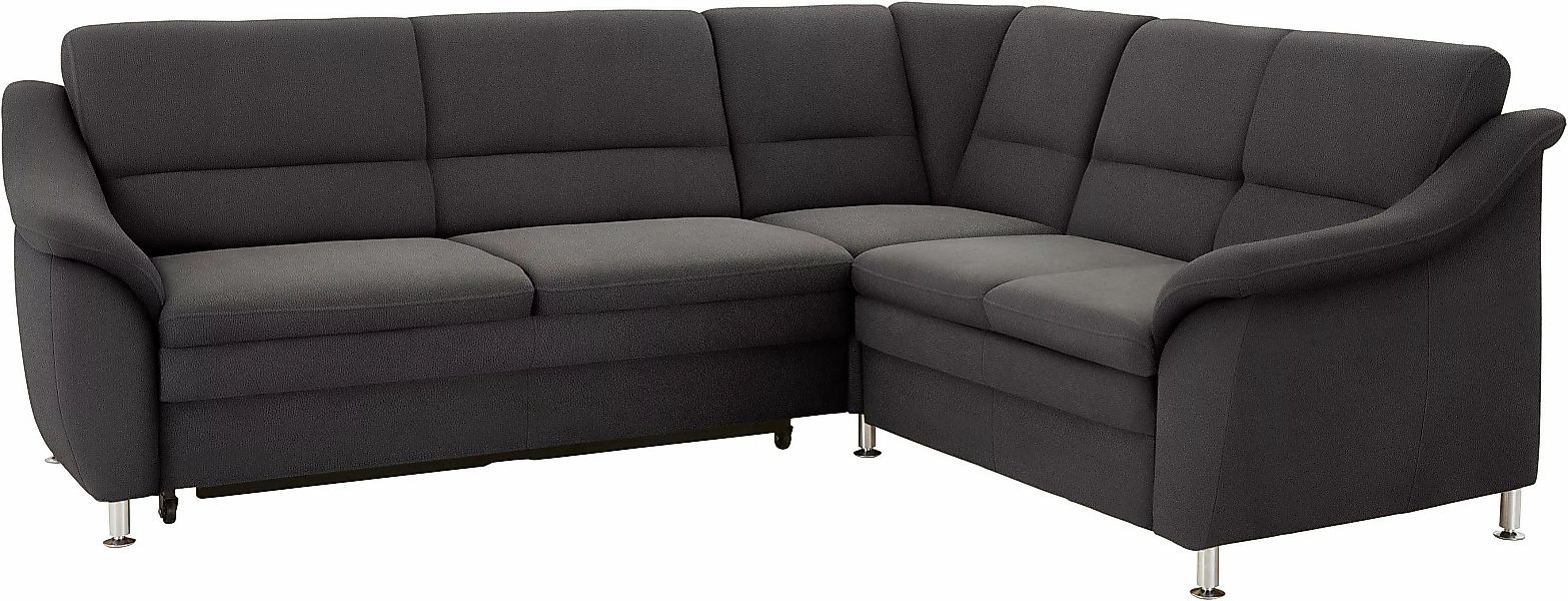sit&more Ecksofa »Cardoso L-Form«, mit Federkern, wahlweise mit Bettfunktio günstig online kaufen