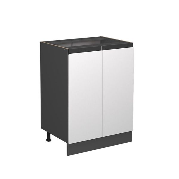 Vicco Unterschrank R-Line, Weiß/Anthrazit, 60 cm günstig online kaufen
